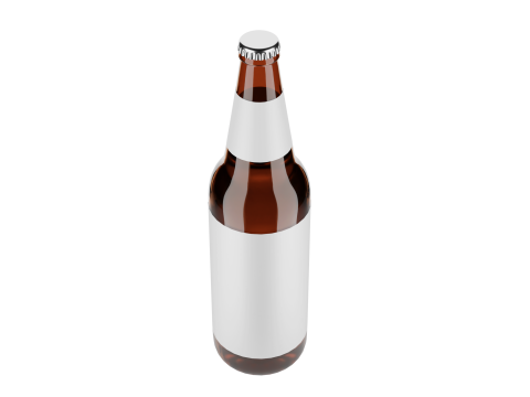 Beer bottle 01 Modèle 3D