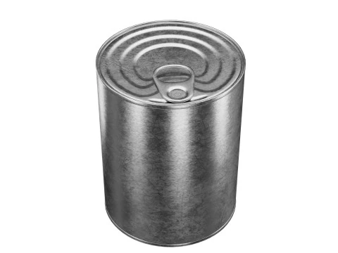 Old Canned Food 03 3D Model