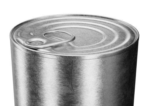 Old Canned Food 03 3D Model