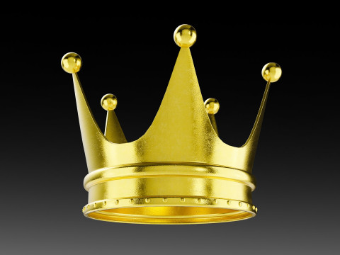 Gold Crown 3Dモデル