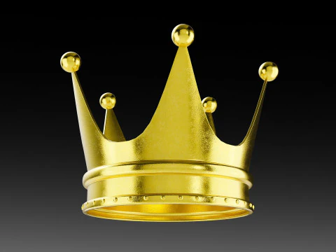 金皇冠 3D 模型