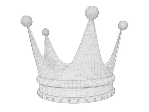 Gold Crown 3D Model