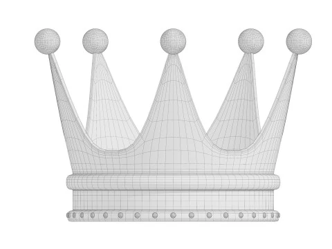 Gold Crown 3D Model
