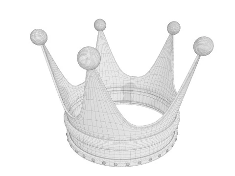 Gold Crown 3D Model