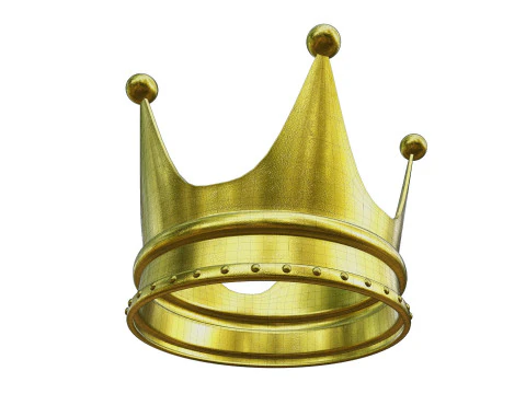 Gold Crown 3D Model