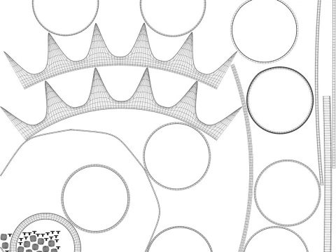 Gold Crown 3D Model