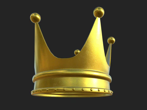 Gold Crown 3D Model