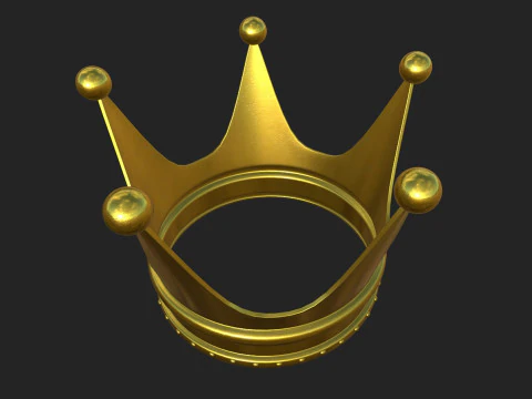 Gold Crown 3D Model