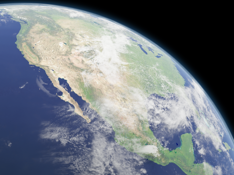 Photorealistic Earth 8K 3D-Modell