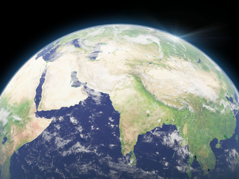 Photorealistic Earth 8K 3D-Modell