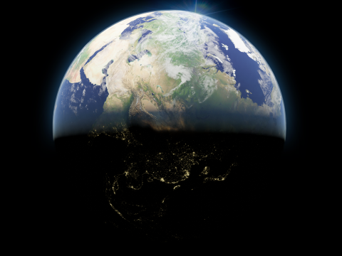 Photorealistic Earth 8K 3D-Modell