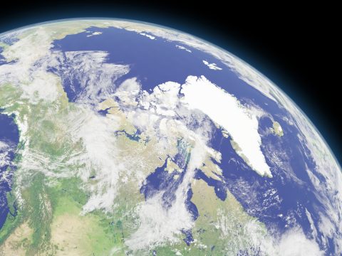 Photorealistic Earth 8K 3D-Modell
