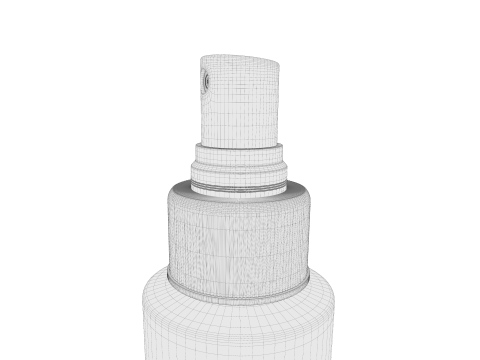 Spray Bottle 02 3D Model