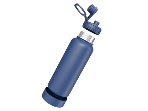 Blue Water Bottle 01 3D Model