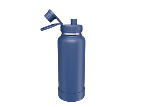 Blue Water Bottle 01 3D Model