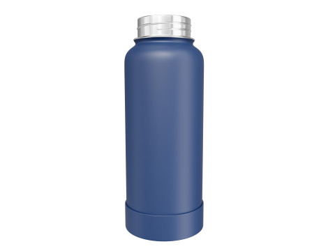 Blue Water Bottle 01 3D Model