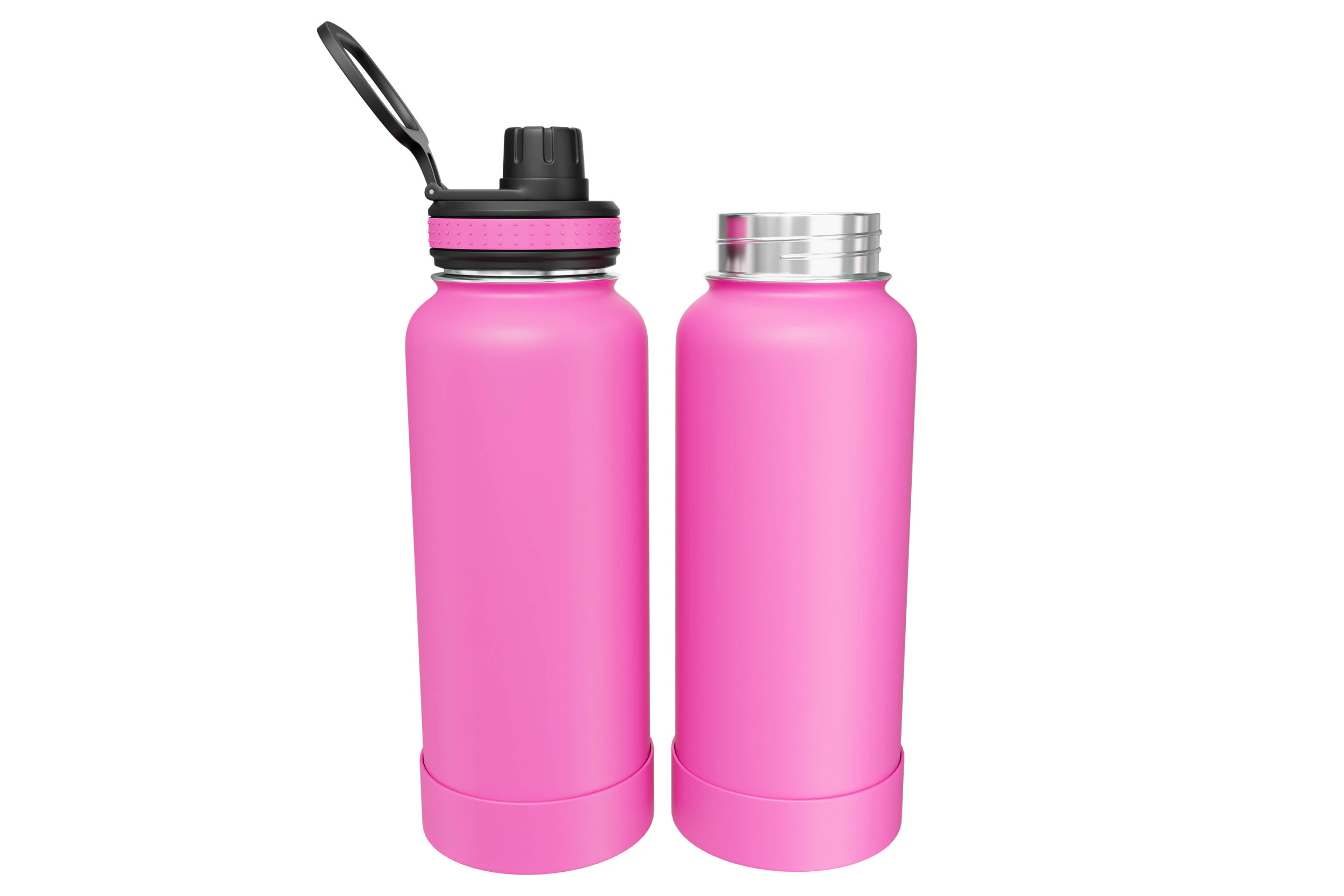 Pink Water Bottle 02 3D Model .c4d .max .obj .3ds .fbx .stl .blend 