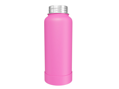 Pink Water Bottle 02 Modello 3D