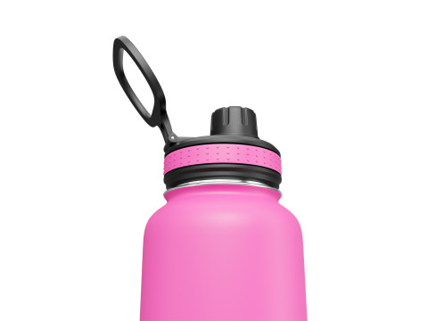 Pink Water Bottle 02 Modello 3D