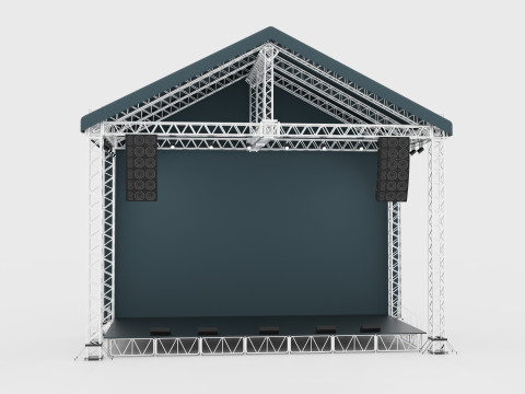 Concert Stage 09 Model 3D