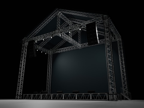 Concert Stage 09 Model 3D