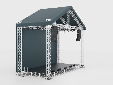 Concert Stage 09 Model 3D