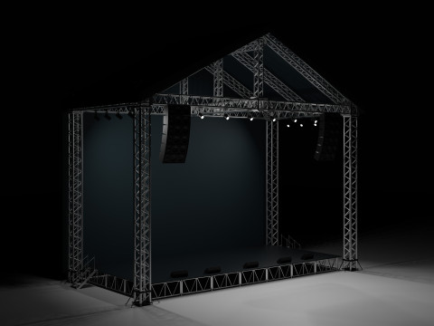 Concert Stage 09 Model 3D