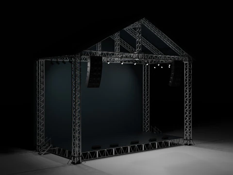 Concert Stage 09 3D Model