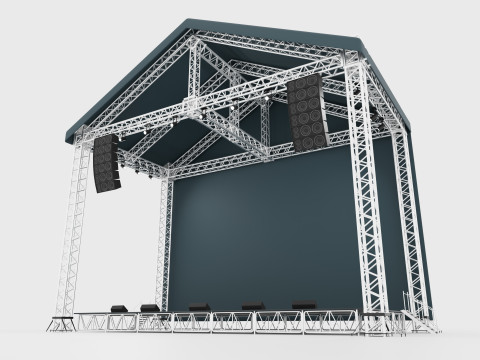 Concert Stage 09 Model 3D
