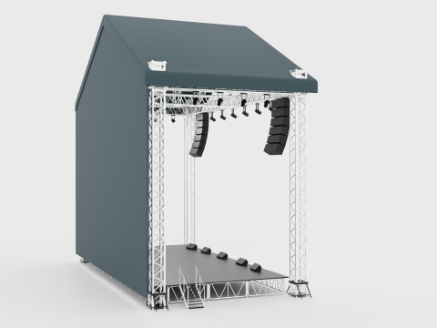 Concert Stage 09 Model 3D