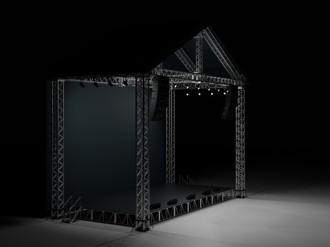 Concert Stage 09 Model 3D