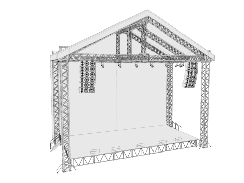 Concert Stage 09 Model 3D