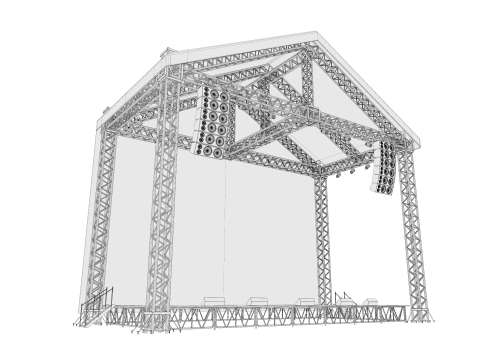 Concert Stage 09 Model 3D
