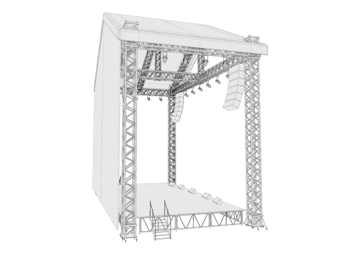 Concert Stage 09 Model 3D