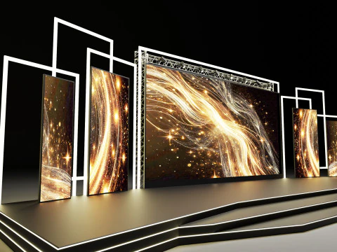 Event stage design 02 3D Model