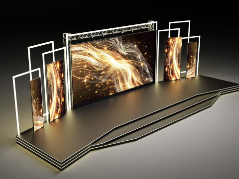 Event stage design 02 3D Модель