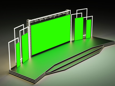 Event stage design 02 3D Модель