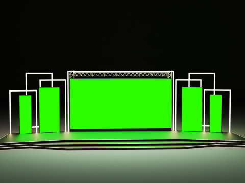 Event stage design 02 3D Модель