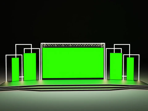 Event stage design 02 3D Model