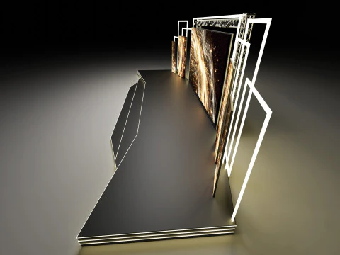 Event stage design 02 3D Model