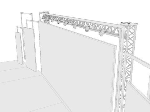 Event stage design 02 3D Модель