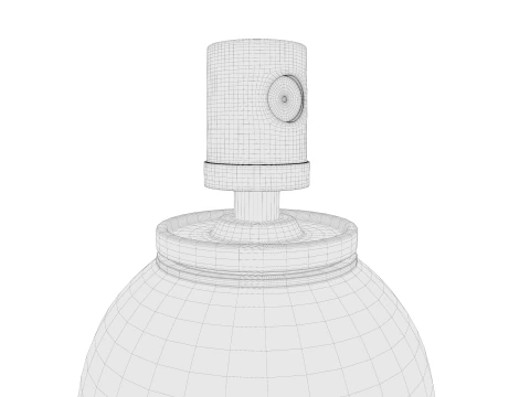 Spray Bottle 03 3D Model
