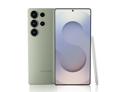 Samsung Galaxy S25 Ultra Verde 02 Modelo 3D