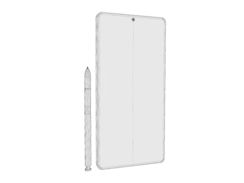 Samsung Galaxy S25 Ultra Green 02 3D Model