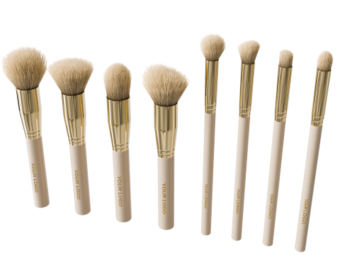 Makeup brush 02 Model 3D