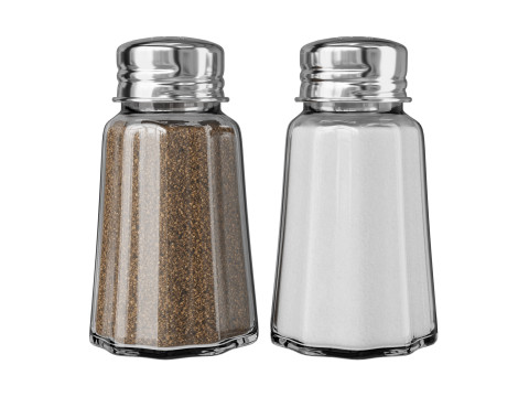 Salt and Pepper Shaker Model 3D