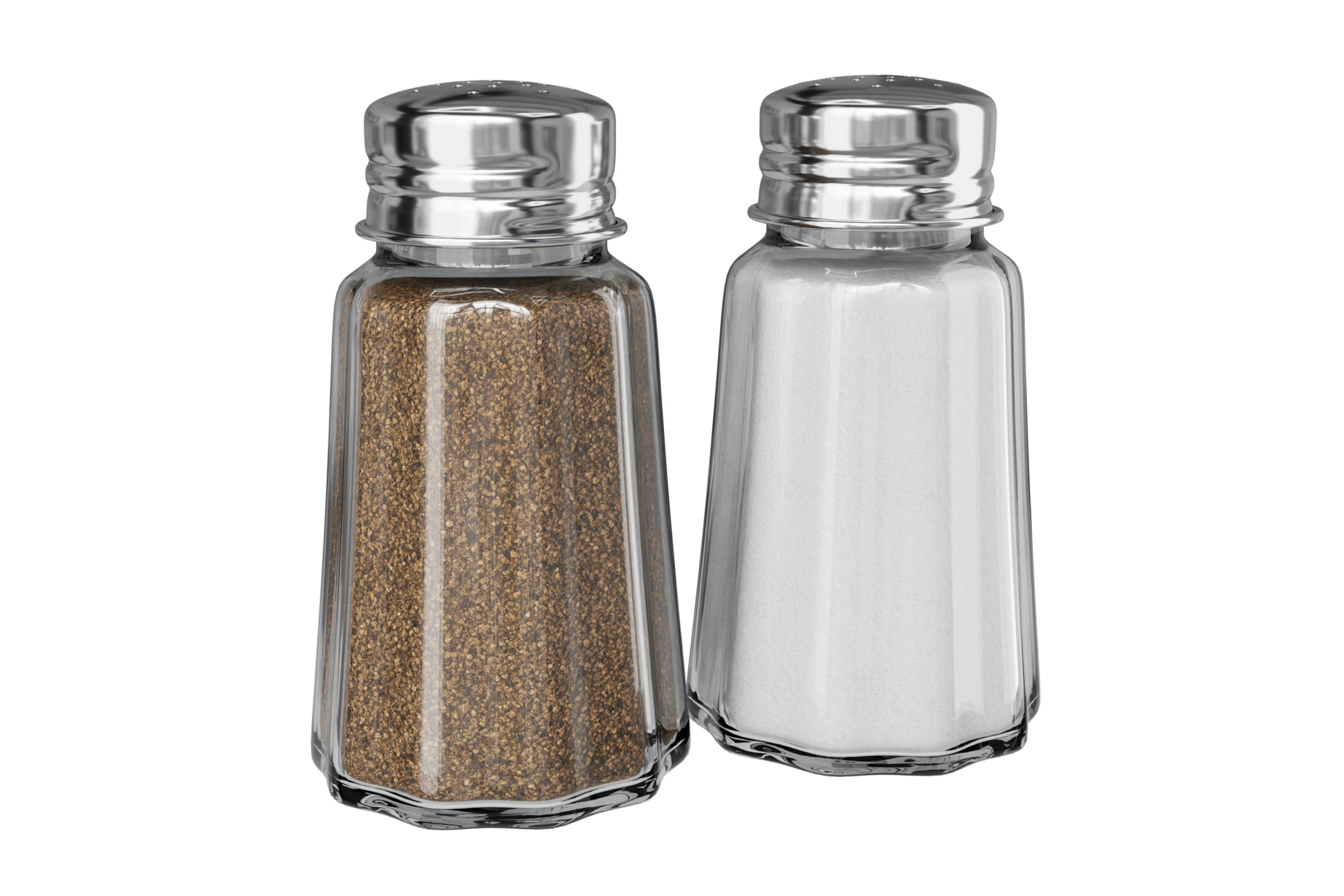 Salt and Pepper Shaker 3D Model .c4d .max .obj .3ds .fbx .stl .blend
