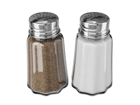 Salt and Pepper Shaker 3D Model