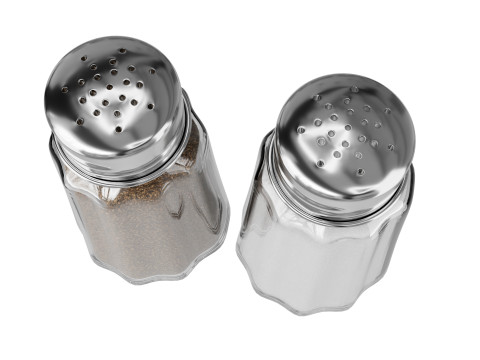 Salt and Pepper Shaker Model 3D
