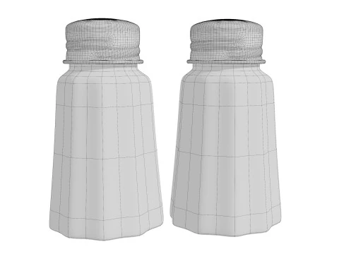 Salt and Pepper Shaker 3D Model